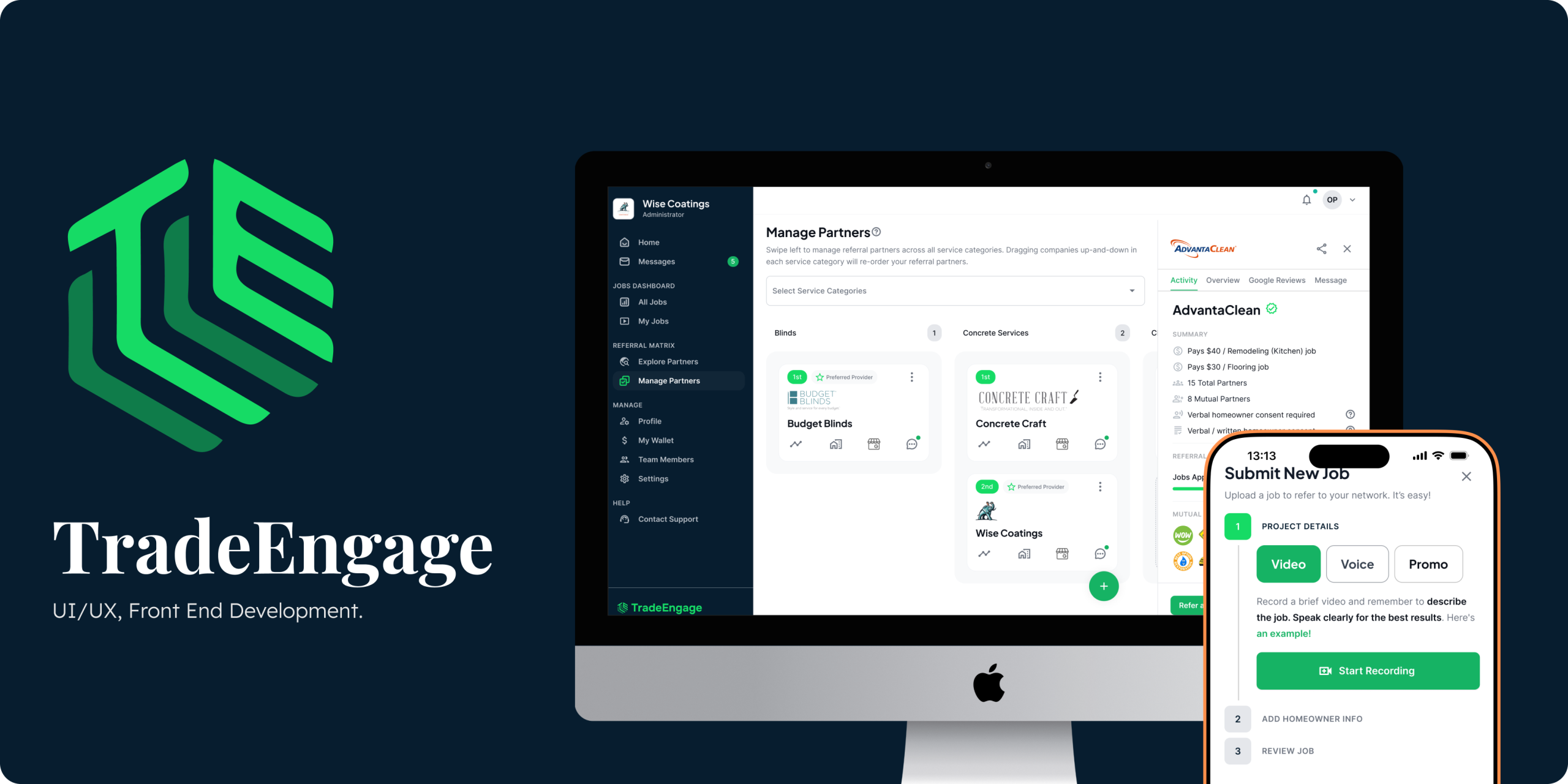 Protected: TradeEngage UX Case Study | AI-Powered Referral Management Platform Design
